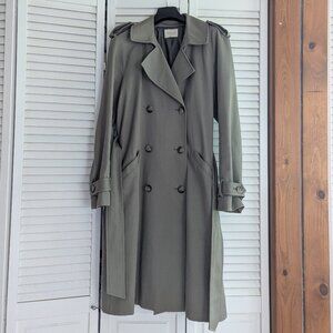 Sezane Scott Trench Coat Khaki S/4/36